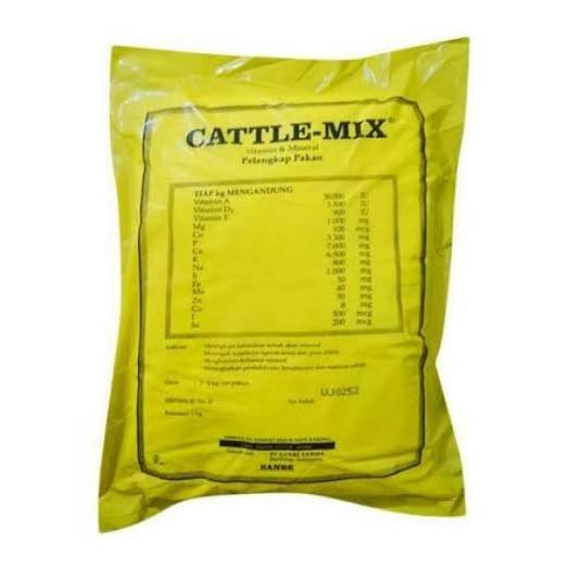 #####] cattle mix 1 kg - premix vitamin dan mineral untuk sapi potong