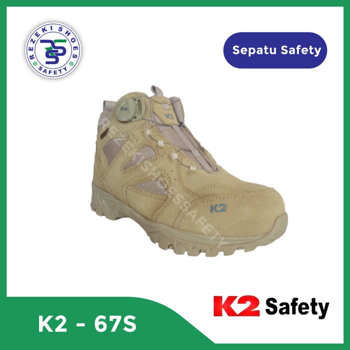Terlaris Sepatu Safety K2 Original Boa System Safety Shoes K2
