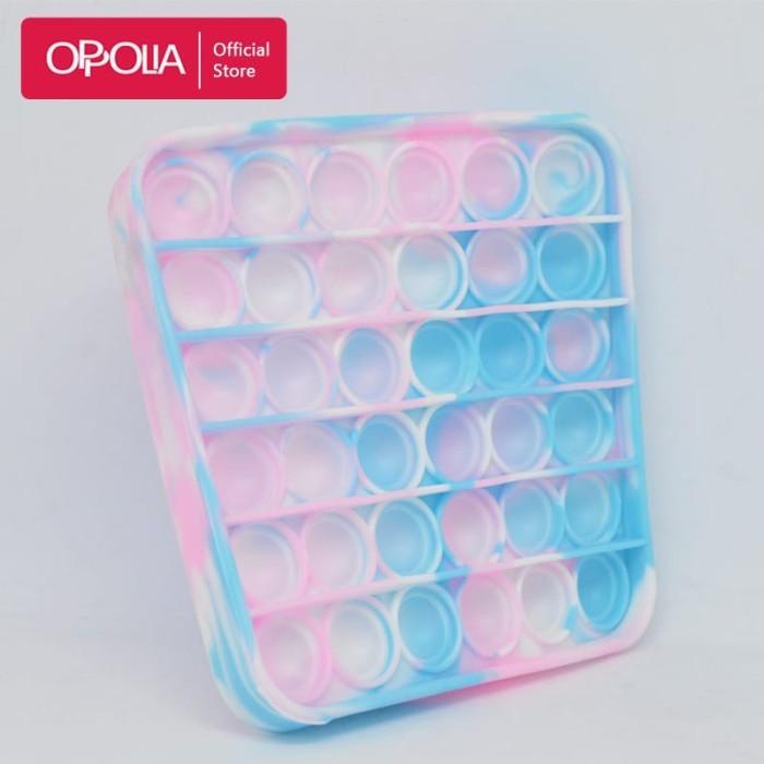 OPPOLIA POP IT TIE DYE MURAH RAINBOW UNICORN FIDGET PUSH POP IT FIDGET