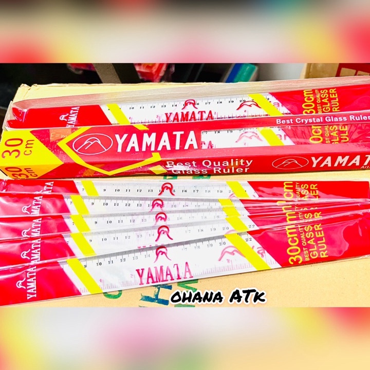 

Kirim Sekarang❁↑ [12 PCS] Penggaris Plastik 30 cm YAMATA 801 V49 ❉