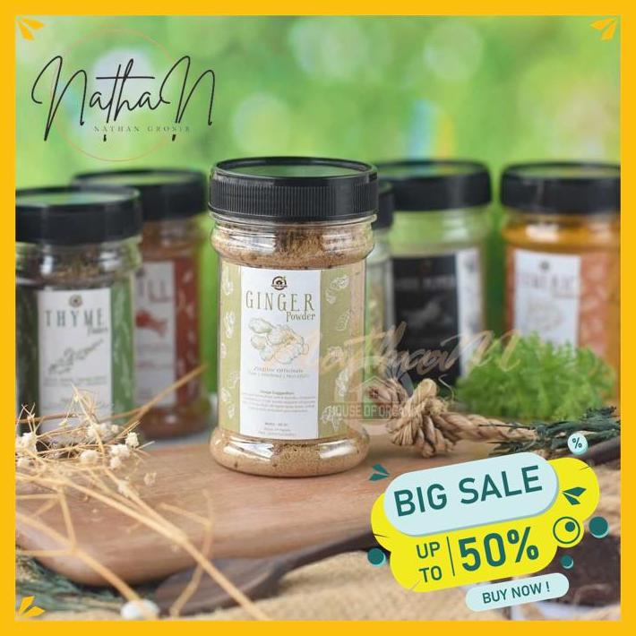 

NATURAL GINGER POWDER ( BUBUK JAHE ) 60 GR - TC TERMURAH