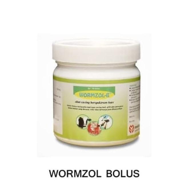 populer] WORMZOL-B POT ISI 10 BOLUS (OBAT CACING HEWAN) - wormzol bolus