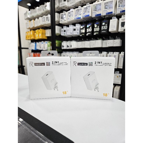 Casan Charger Realme 18W Narzo 20 30A 50A 50i Realme C15 C17 C35 C25 6i 7i Micro Usb & Type C Fast C