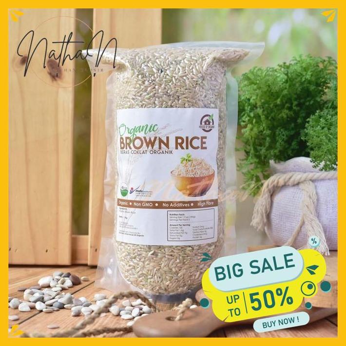 

BROWN RICE ( BERAS COKLAT ORGANIK ) - TC KUALITAS TERBAIK