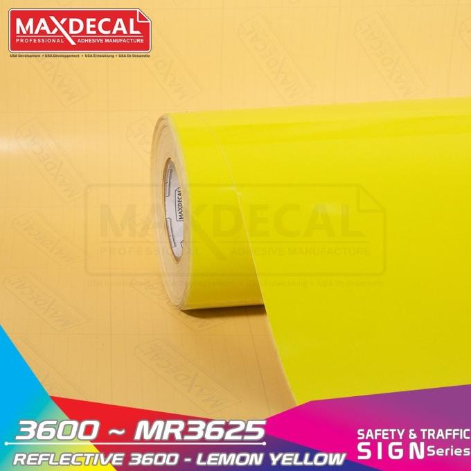 

Open DS] [60cm] MAXDECAL Reflective LEMON YELLOW 3625 Scotchlite Mata Kucing