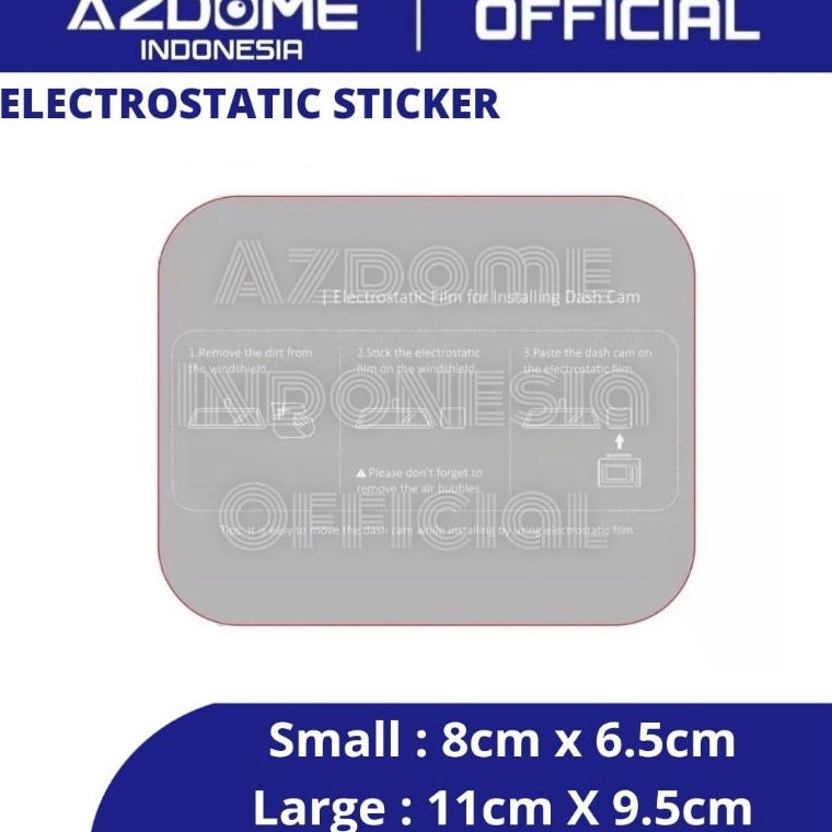 Azdome Static Sticker for Dashcam ➠Terbatas