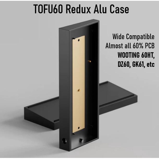 TOFU60 REDUX Alumunium 60 % Mechanical Keyboard CASE - KBDFans