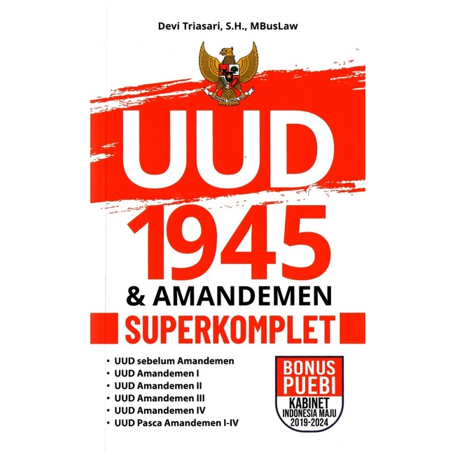 

Termurah Uud 1945 & Amandemen Superkomplet