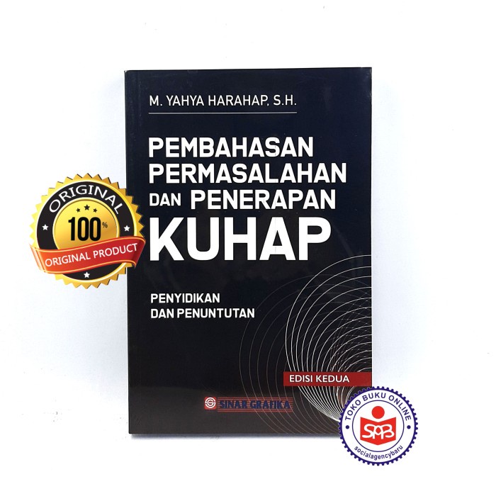 

Terlaris Pembahasan Permasalahan Dan Penerapan Kuhap Penyidikan - Yahya Harahap