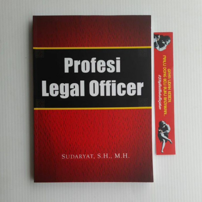 

Terlaris #Bestseller Buku Original Profesi Legal Officer . Sudaryat .