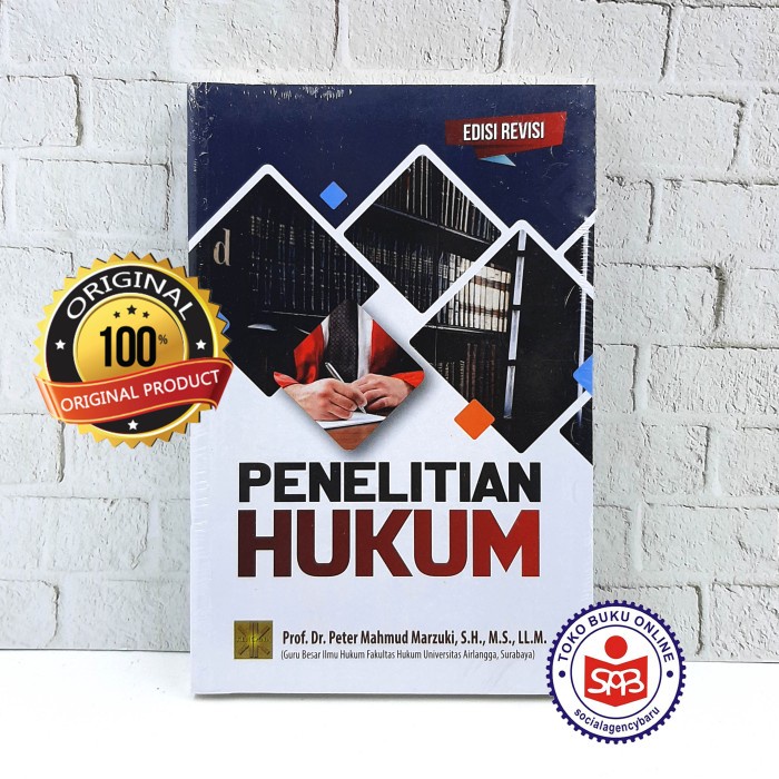 

Baru Penelitian Hukum - Peter Mahmud Marzuki