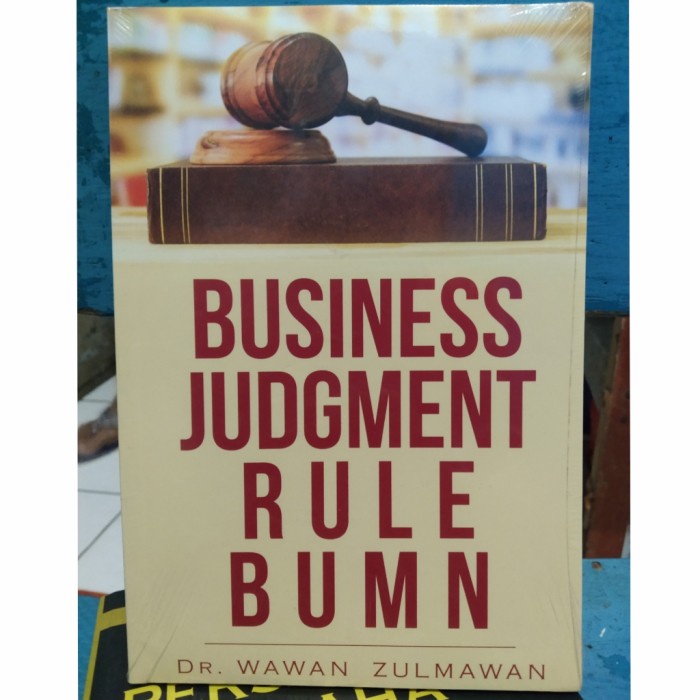 

Terbaru Business Judgment Rule Bumn