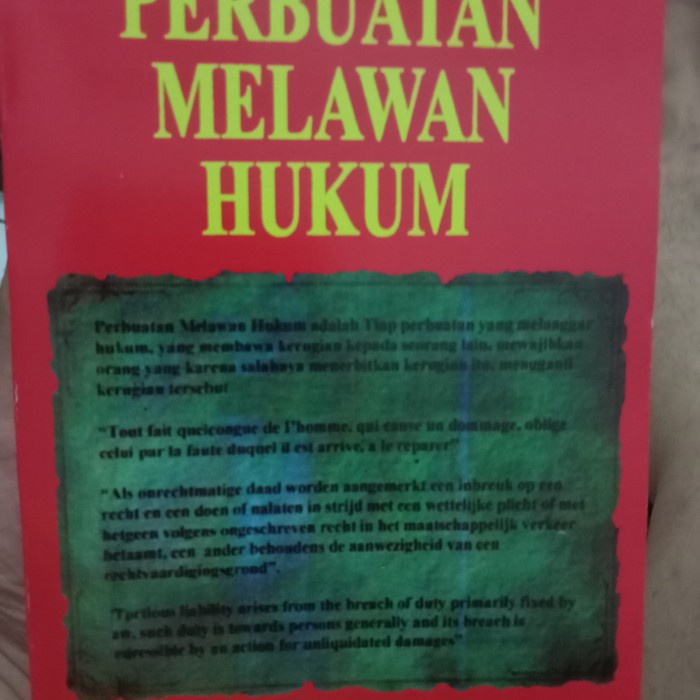 

Terbaru Perbuatan Melawan Hukum By Rosa Agustina