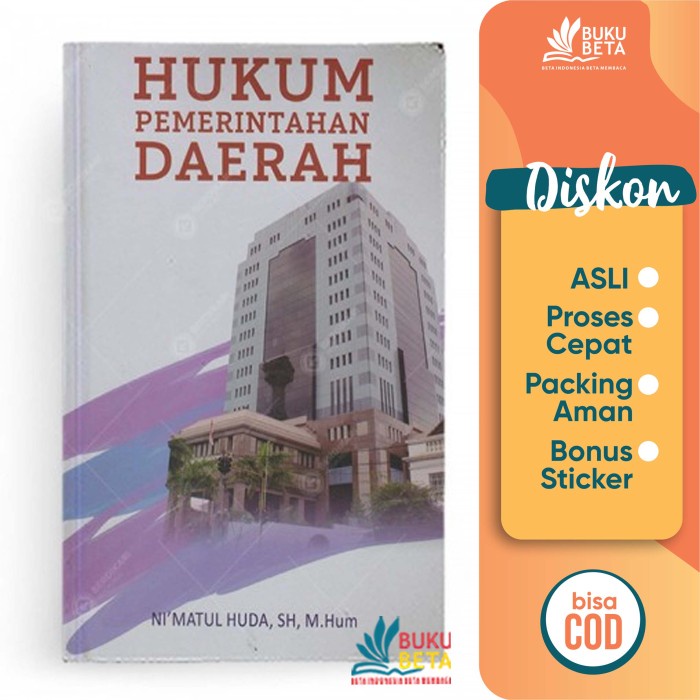 

Terlaris Hukum Pemerintahan Daerah - Ni'Matul Huda