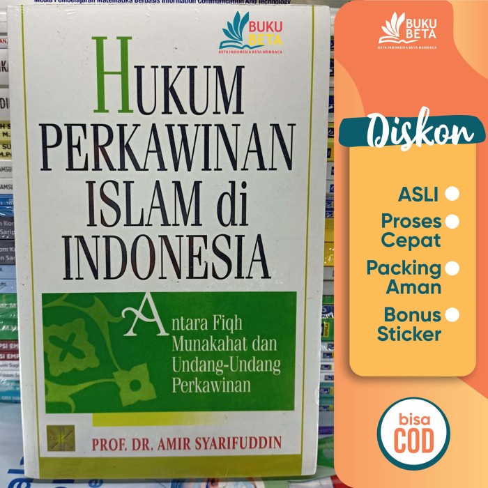 

Baru Hukum Perkawinan Islam Di Indonesia - Amir Syarifuddin