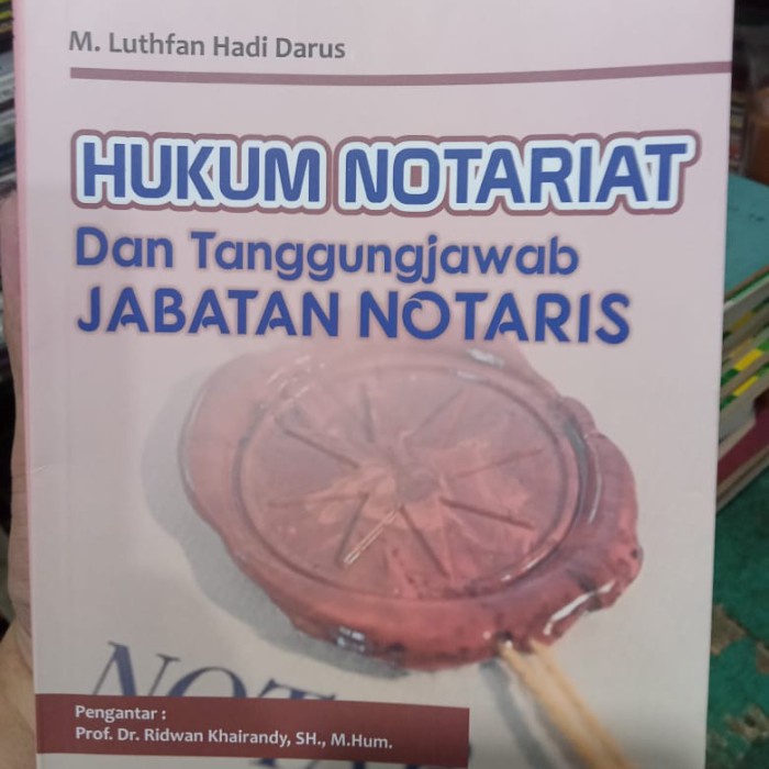 

Terlaris Buku Hukum Notariat Dan Tanggungjawab Jabatan Notaris