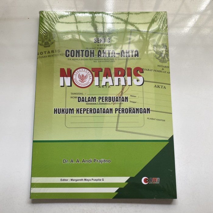 

Baru Seri C: Contoh Akta-Akta Notaris Dalam Perbuatan Hukum Keperdataan Per