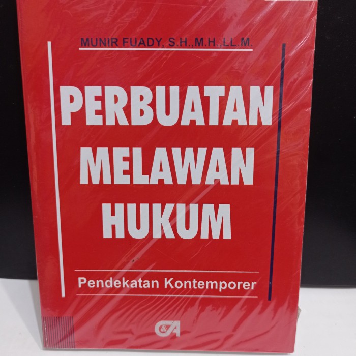 

Murah Buku Perbuatan Melawan Hukum. By. Munir Fuady, S. H., Mh