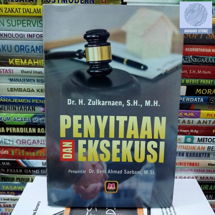 

Termurah Penyitaan Dan Eksekusi - Dr. H .Zulkarnaen
