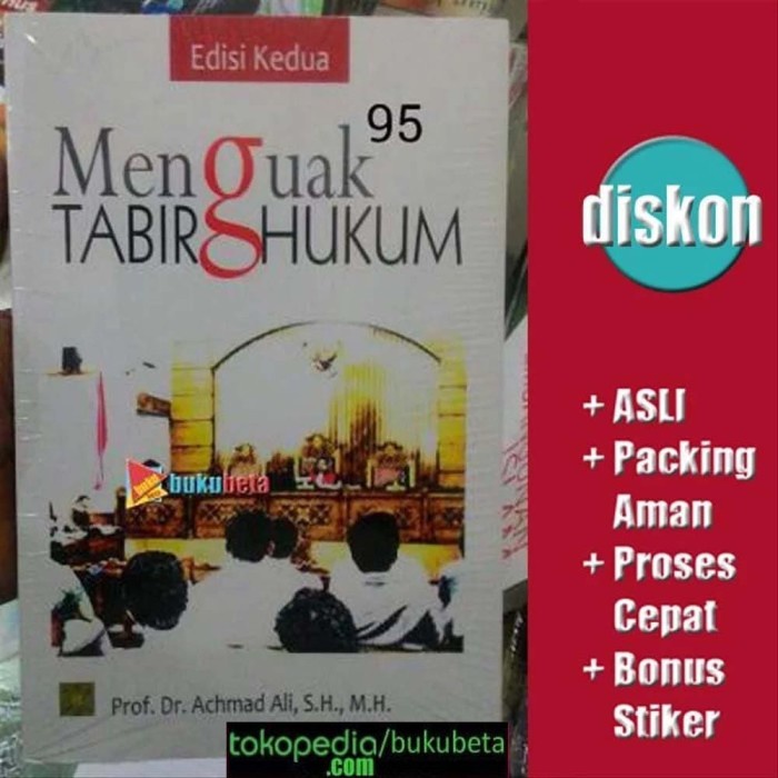 

Termurah Menguak Tabir Hukum - Achmad Ali