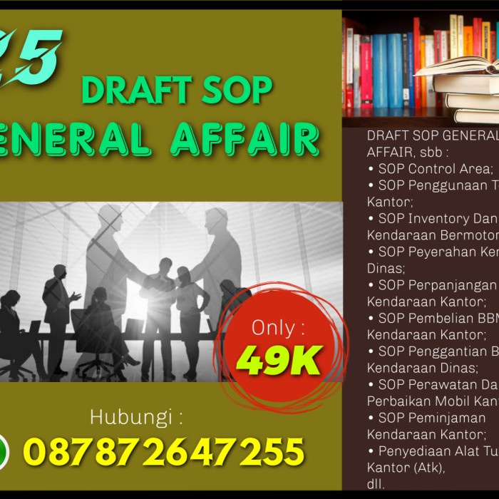 

Terlaris Draft Sop Ga - Legal - General Affair - Hrd - Msdm - Personalia