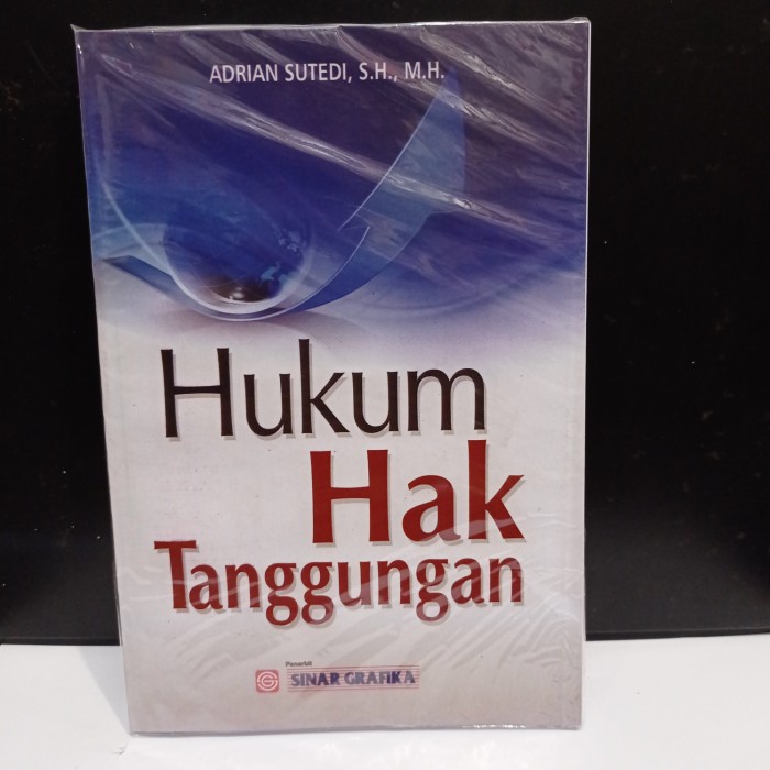 

Termurah Buku Hukum Hak Tanggungan. By. Adrian Sutedi, Sh