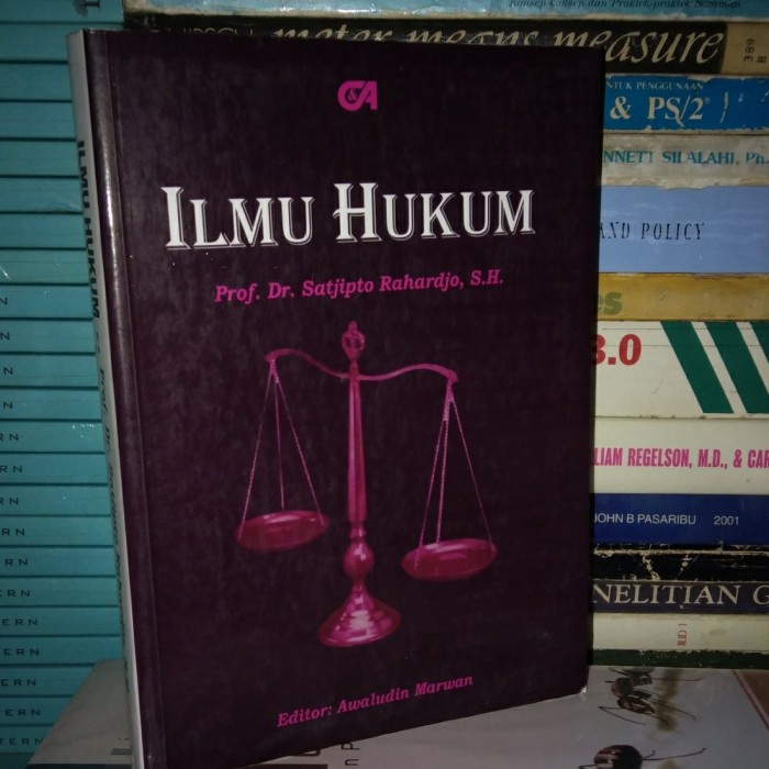 

Baru Ilmu Hukum- Prof. Dr. Satjipto Rahardjo