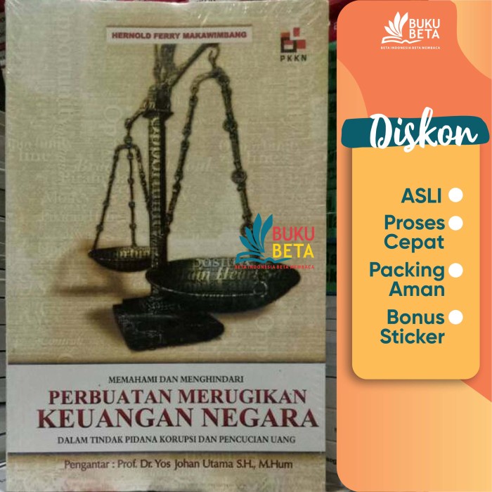 

Terlaris Perbuatan Merugikan Keuangan Negara - Hernold Ferry Makawimbang