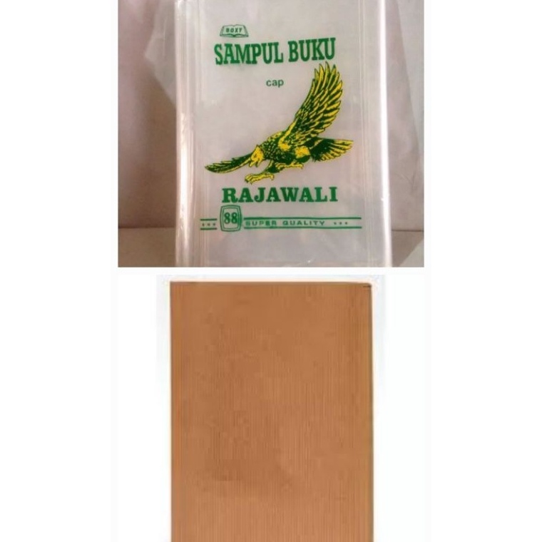 

✼Terlaku. Sampul Bening Plastik Boxy Isi 100 Lembar Merk Rajawali/ Sampul Coklat T55