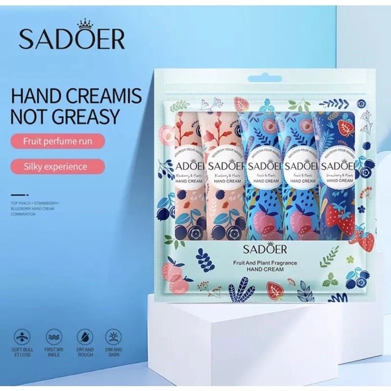SADOER FRUIT AND PLANT HAND CREAM 5IN1