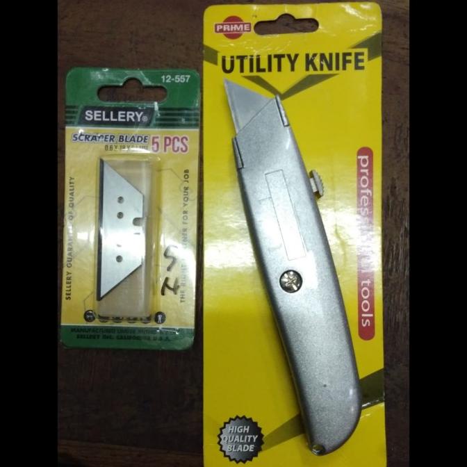 

@=@=@=@=] Pisau Cutter Utility Knife tambah 5 pcs mata cutter