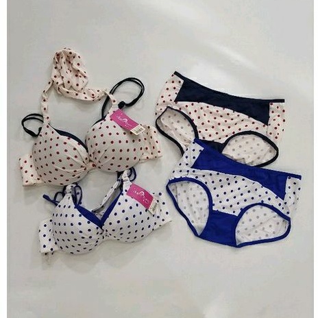 Bra set tali leher bh halter neck dan celana dalam setelan pakaian dalam wanita art.1507