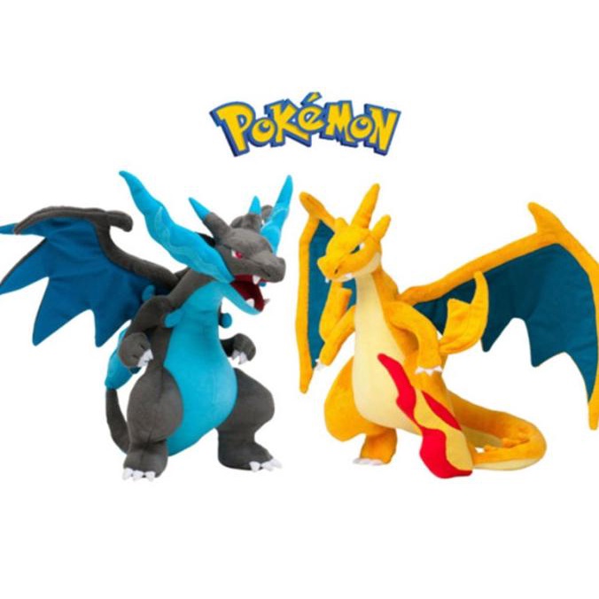 Boneka Mega Charizard X Figure Mega Charizard Boneka Pokemon Boneka