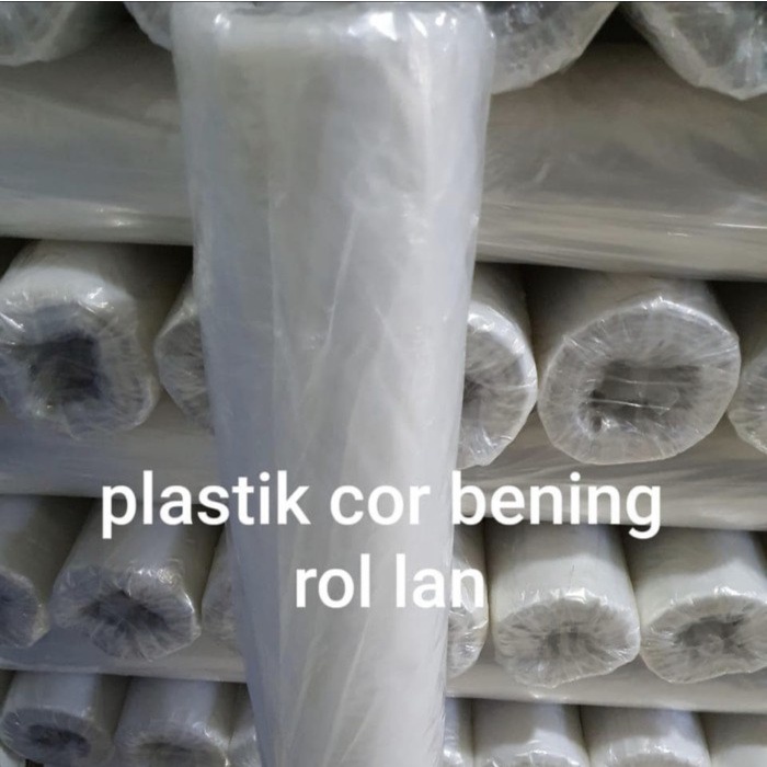 

Terlaris Plastik Cor Bening Roll- An , Panjang @100M