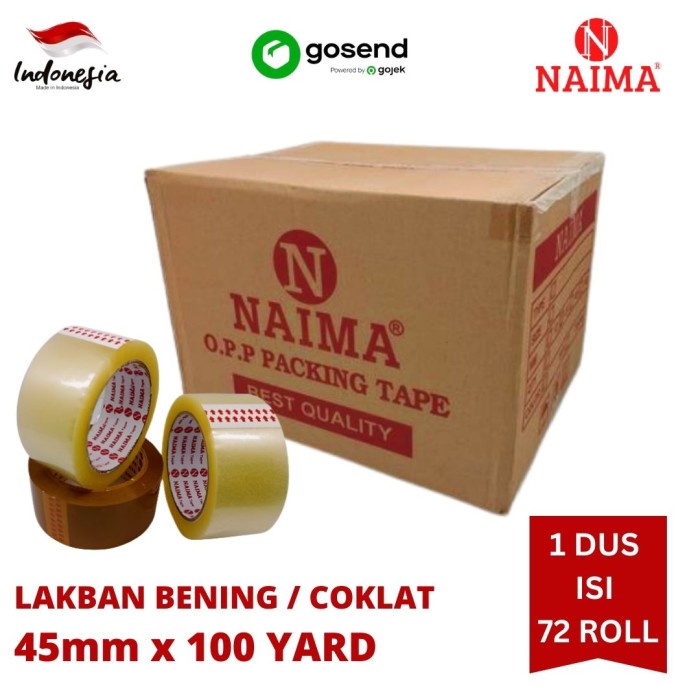 

Terlaris Lakban Bening Coklat 100 Yard Dus Plakban 2 Inch 45Mm 90 Yard Murah