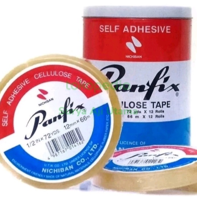 

Terlaris Solasi Panfix Original 1/2 X 72 Harga 1 Kaleng Isi 12 Roll