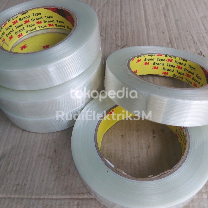 

Terlaris Filament Tape / Lakban Serat 3M 8934 Tartan / Lakban Pengikat Terkuat