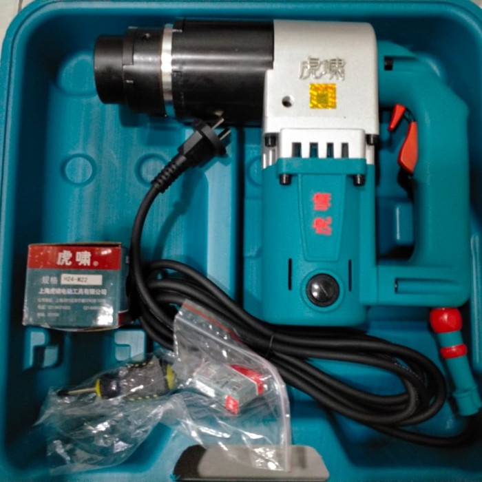 Terlaris Electric Torque Wrench Huxiao H24 / Alat Pembuka Baut Besar
