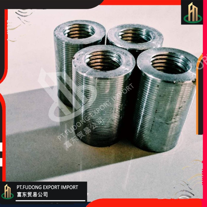 Terlaris Rebar Coupler Rebar Straight Thread Connecting Sleeve 22 25 28 32 36Mm