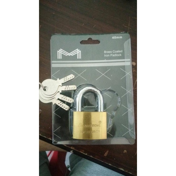 (:(:(:(] gembok/gembok kuning/gembok kunci komputer/ gembok leher pendek 40mm
