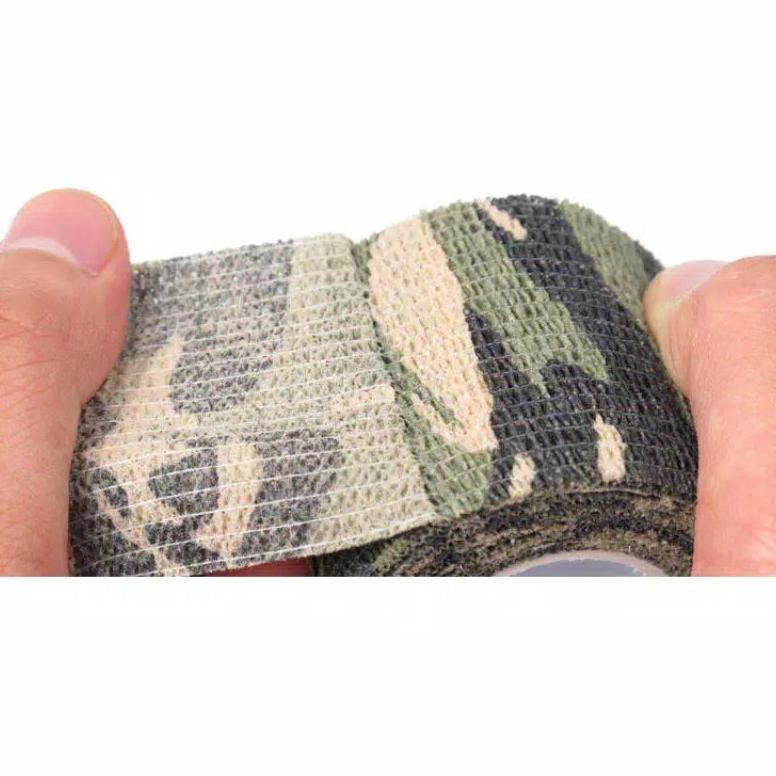 

Terbaik Camouflage Retractable Tape Hunting Survival Kit / Lakban Ajaib