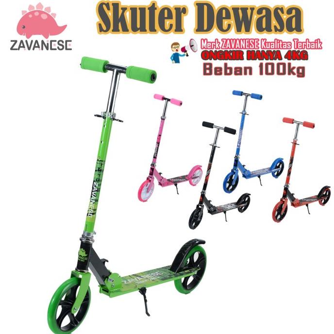 Skuter Zavanese lipat Otoped Roda Dua remaja dewasa