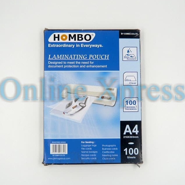 

➵Baru☆➶ Laminating Film Ukuran A4 Hombo I72 ✹