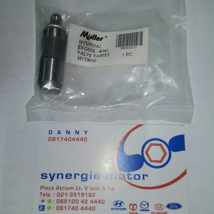 Hydrolic Lash Adjuster (Hla) Hyundai Trajet/ Elantra/ Mitsubishi Kode Br04