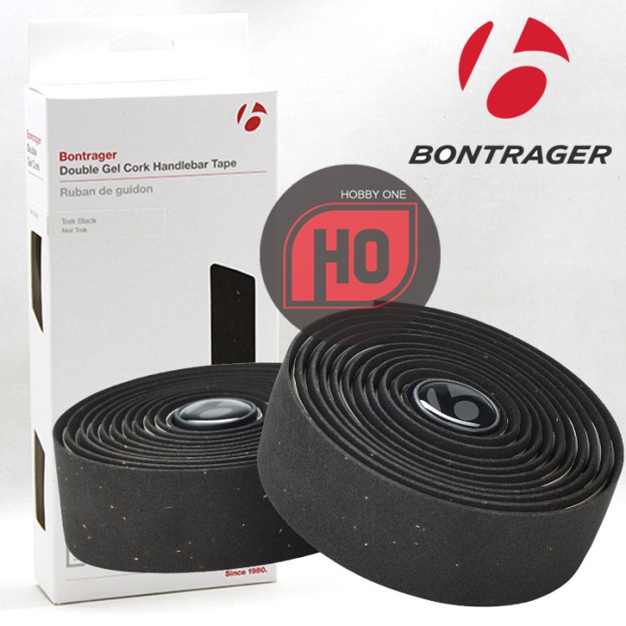 Terlaris Bontrager Double Gel Cork Handlebar Bar Tape Black - Bartape