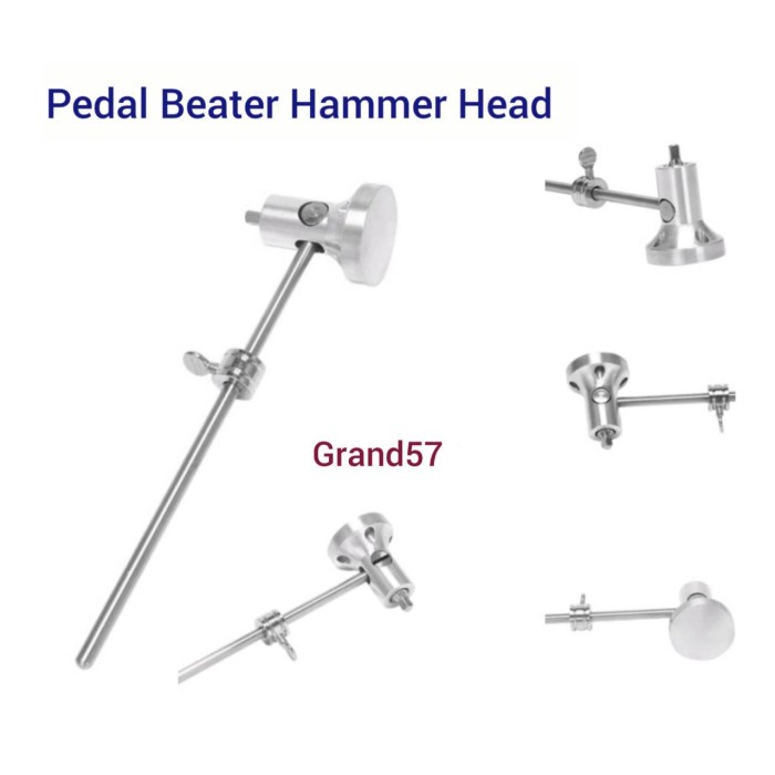 Terlaris Pedal Beater Drum Pedal Beater Bass Drum Hammer Head Alloy Beater