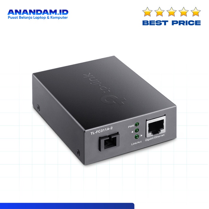 TP-LINK TL-FC311A-2 GIGABIT WDM MEDIA CONVERTER 10/100/1000Mbps TPLINK