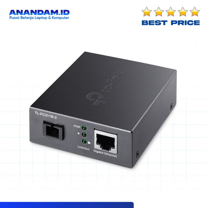 TP-LINK TL-FC311B-2 GIGABIT WDM MEDIA CONVERTER 10/100/1000Mbps TPLINK