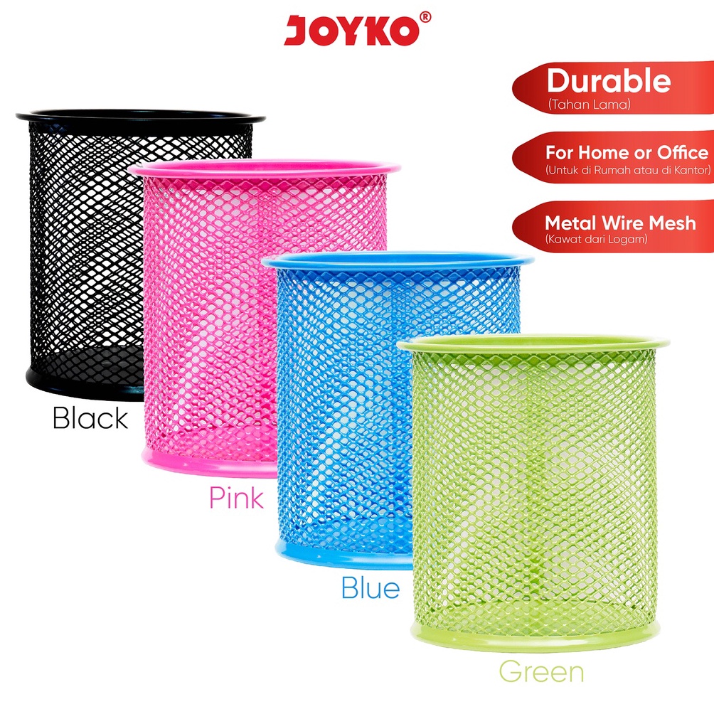 

Ayo Ramaikan Desk Set Pen Holder Tempat Alat Tulis Jaring Jala Joyko DS-16 7M9