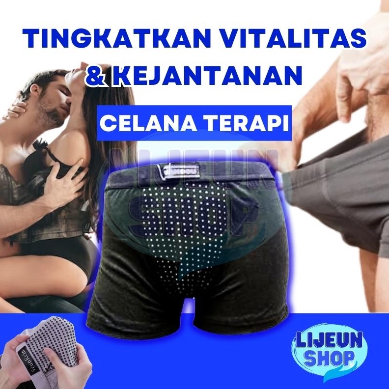 Celana Dalam Terapi Keperkasaan Kesehatan Magnet Magnetic Magnetik Pembesar Kelamin Pria Dewasa Vako